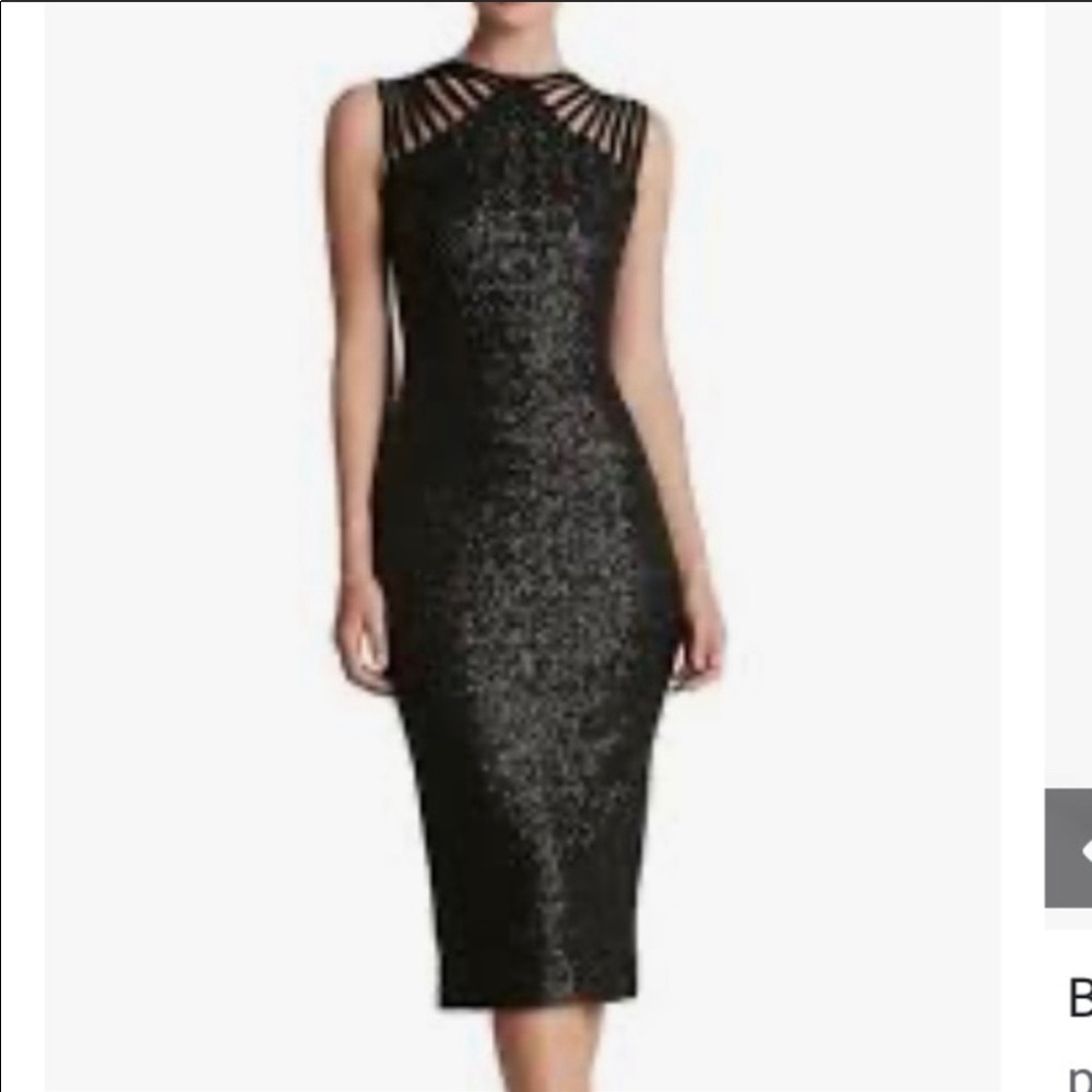Dress the population Gwen sequin formal dress sz L